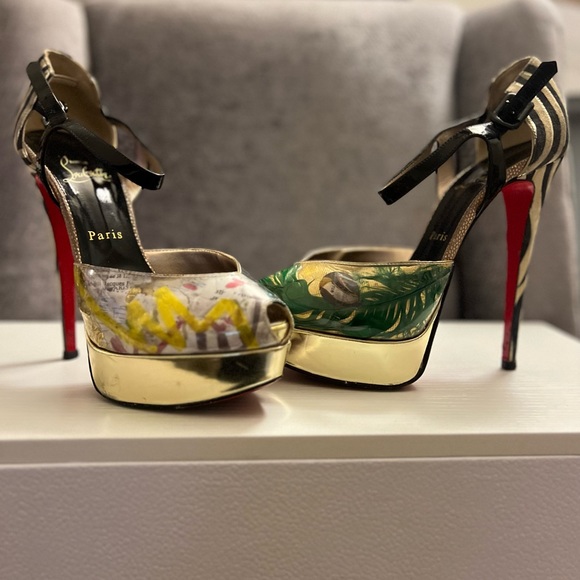 Christian Louboutin Shoes - Christian Louboutin platform zebra heels multicolor each design is different